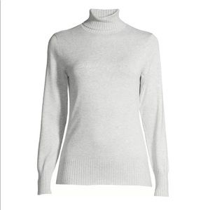 TIME and TRU Womens Turtleneck Sweater Size XXL 20 Silver Gray New